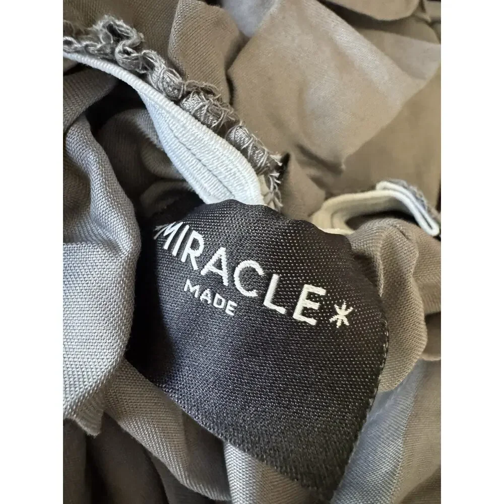 Miracle Made Cooling Antibacterial Deep Fitted Supima Cotton Sheet Set Full Gray